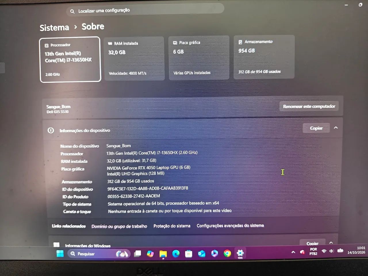 Notebook gamer Dell G15, mais Top - Foto 2