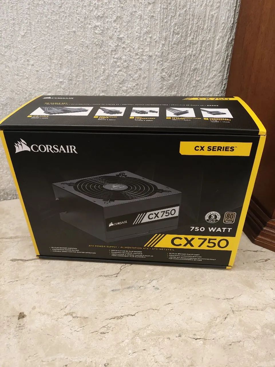 Fonte Corsair 750w CX750 Bronze