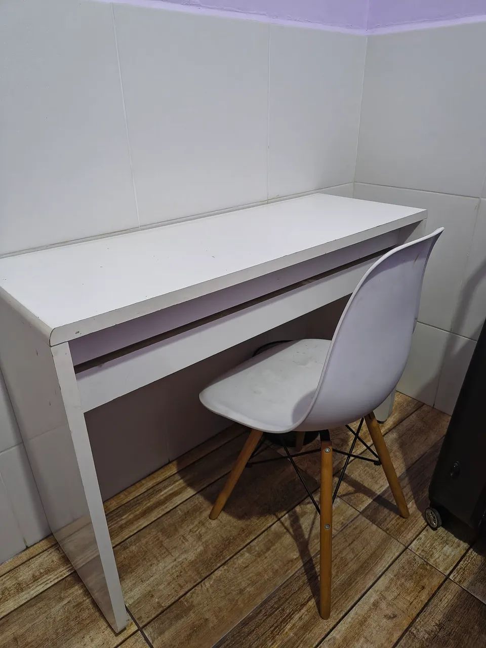 Conjunto mesa e cadeira escrivaninha 