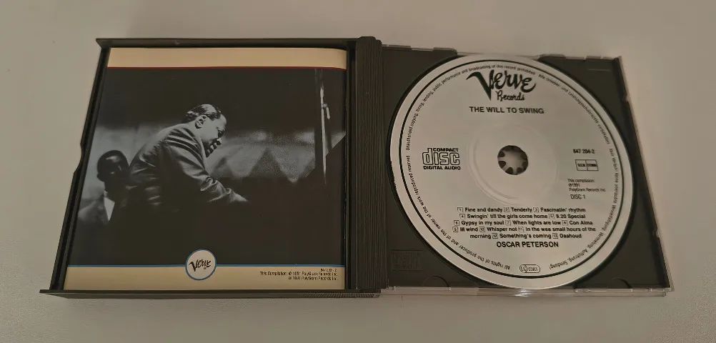 CD Oscar Peterson - The Will To Swing [Disc 1 e2] - Verve Polygram - Made in Usa - Foto 2