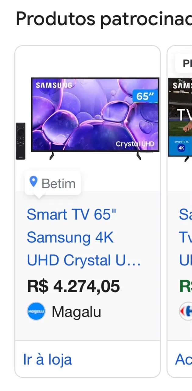 Smart tv 65 Samsung 4K UHD crystal  - Foto 2