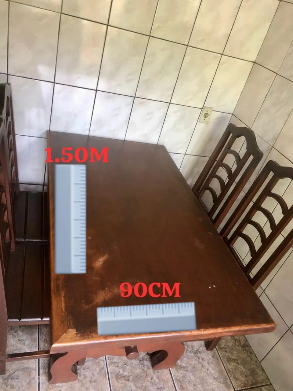 Mesa de madeira  - Foto 3