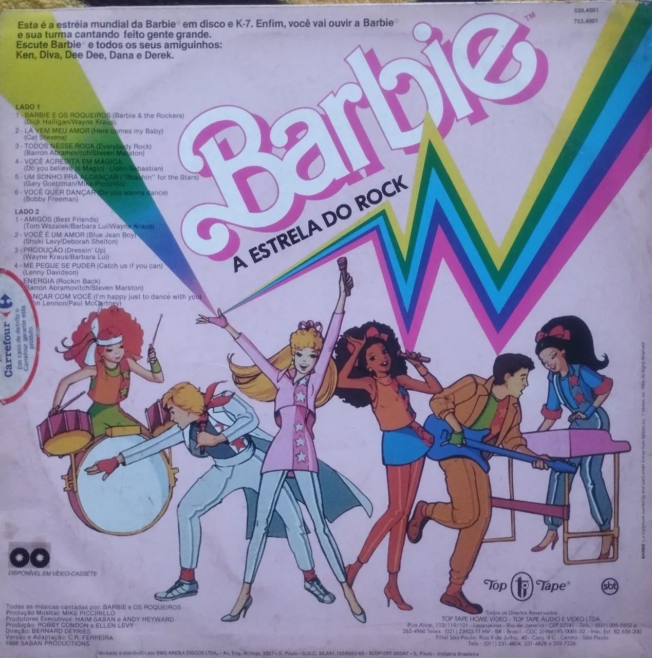 LP Barbie - A estrela do rock 1989 - Foto 3