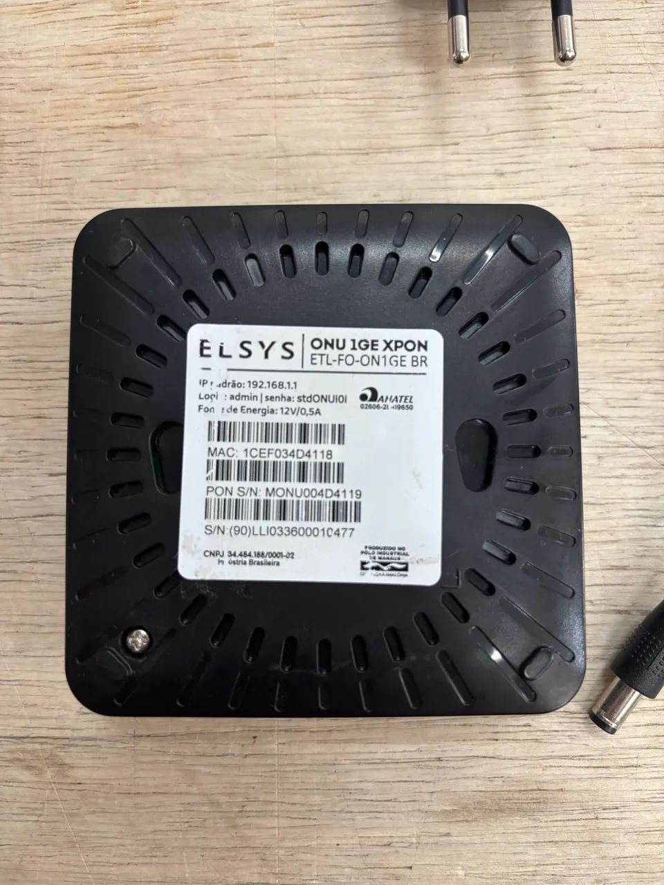 Kit 10 ONU ELSYS COM FONTE  - Foto 5