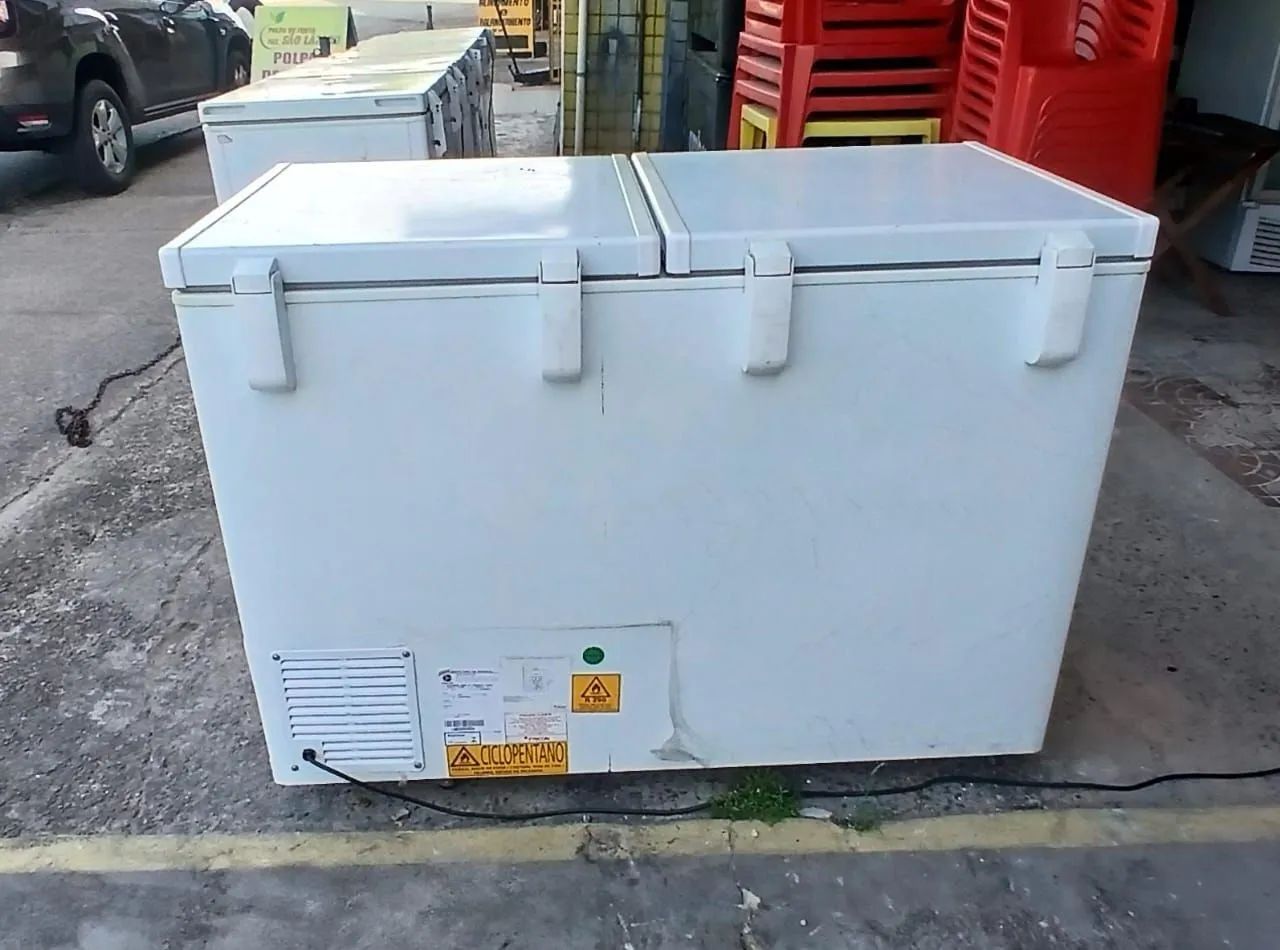 freezer horizontal fricon 411 litros 127V novo  - Foto 5