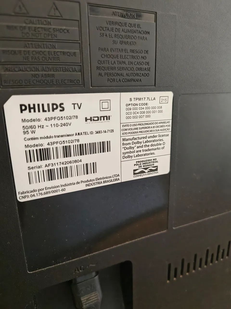 Tv Smart 43" retirar em Valinhos  - Foto 2