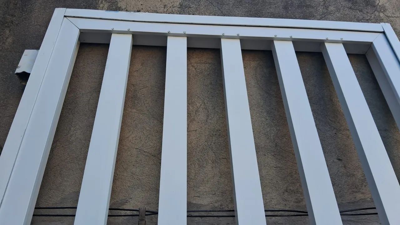 Portão de alumínio Branco - Foto 3