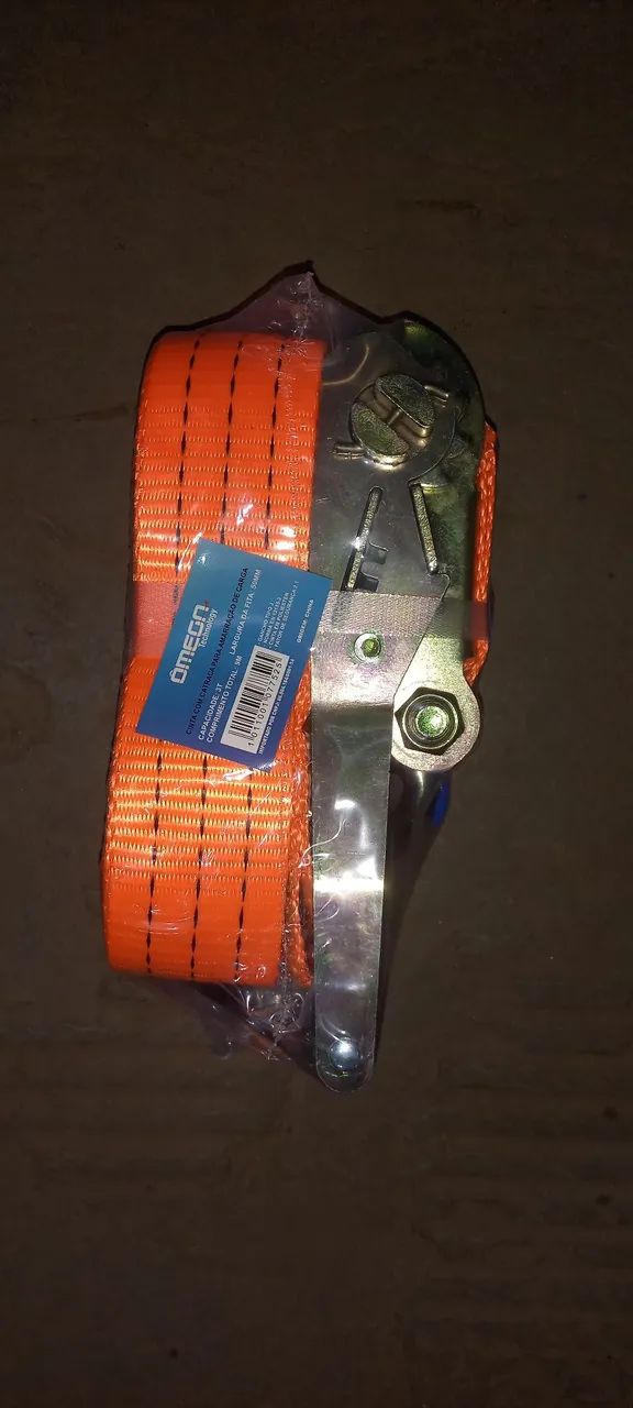 Kit Catraca + Cinta Amarração de Carga 3 Ton X 9 Metros