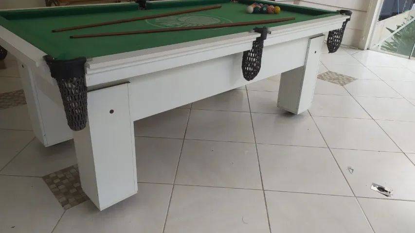 Mesa de Sinuca Completa com Tacos e Suporte