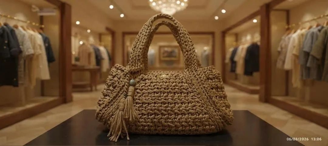 Bolsa de crochê - Foto 2