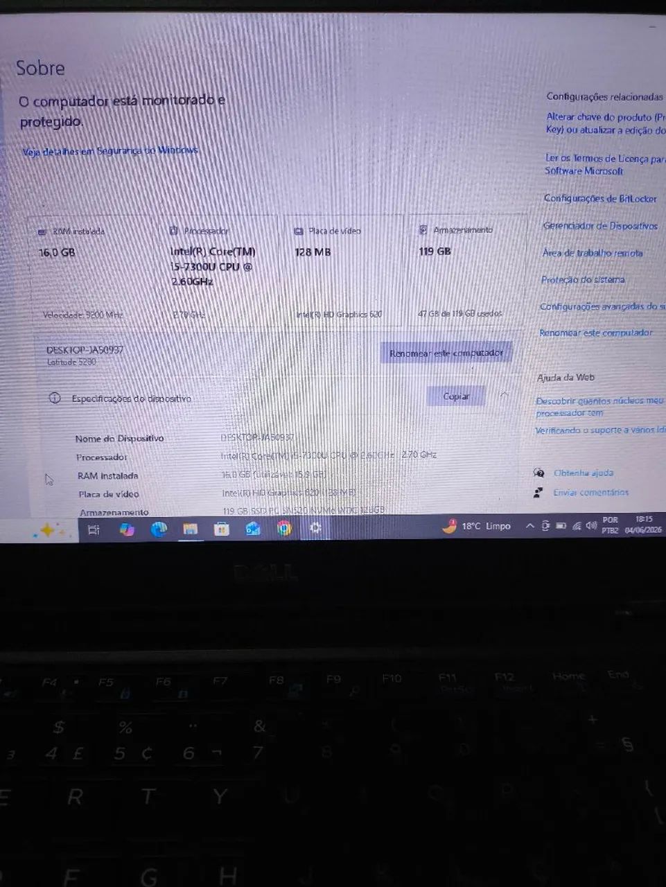 Notebook Dell