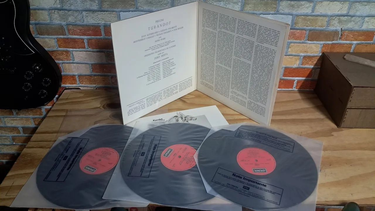 Vinil triplo Puccini Turandot  - Foto 5