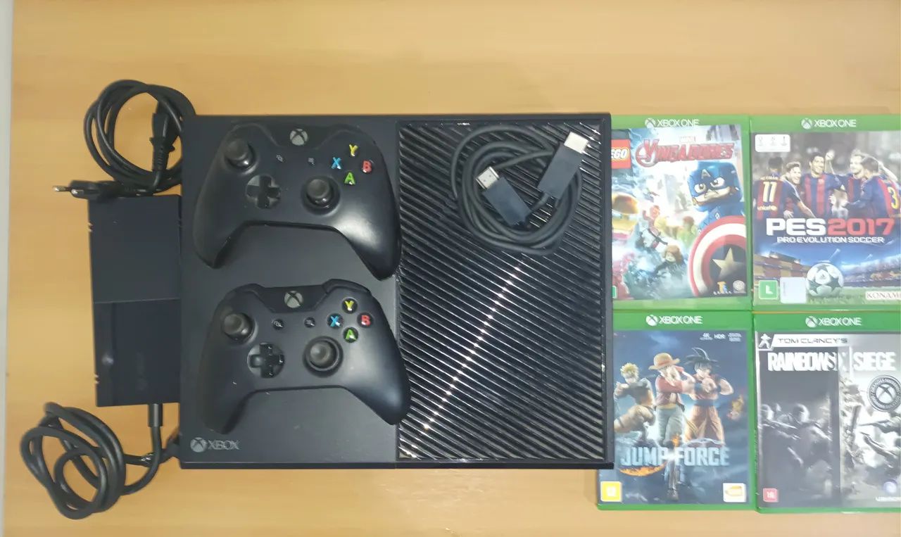Xbox one - 500gb 4 jogos e 2 controles - Foto 3