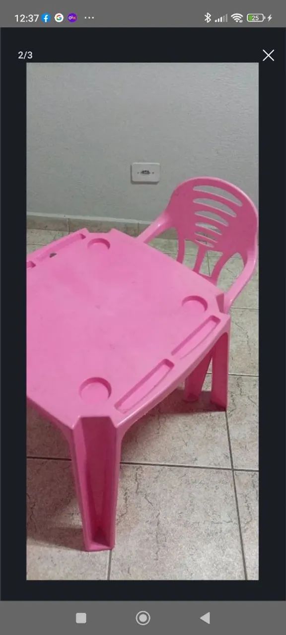 Mesa Infantil com cadeira  - Foto 2