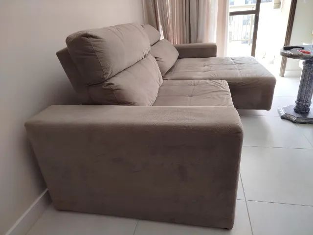Sofá Enele Reclinável com Chaise