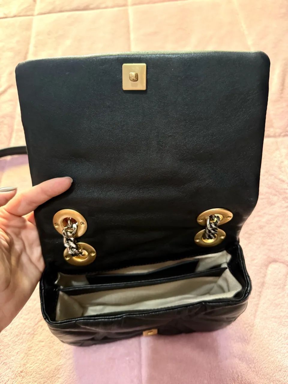 Bolsa couro Emma Arezzo  - Foto 3