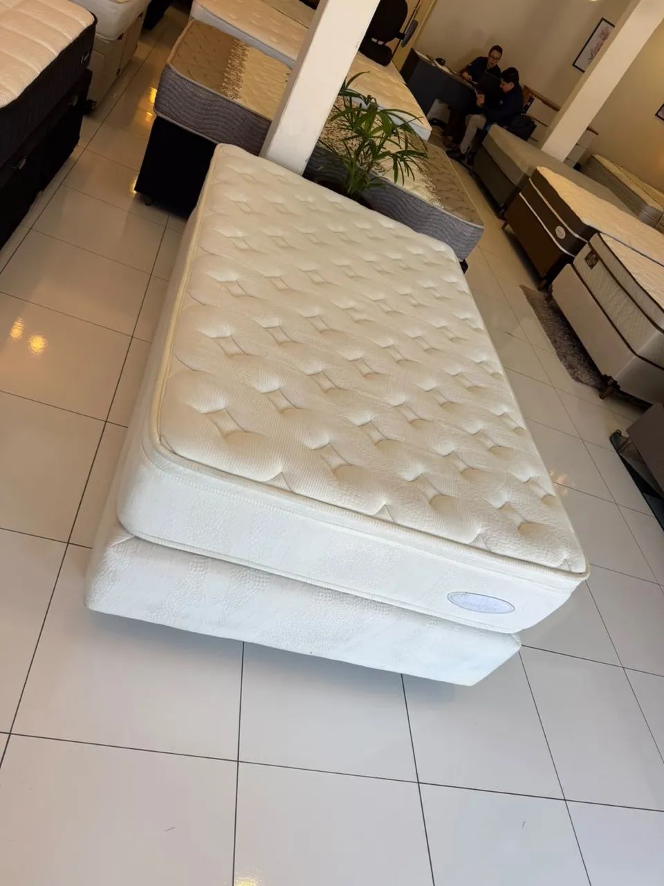 Cama de Viúva MAXFLEX SEMINOVA - ENTREGO  - Foto 5