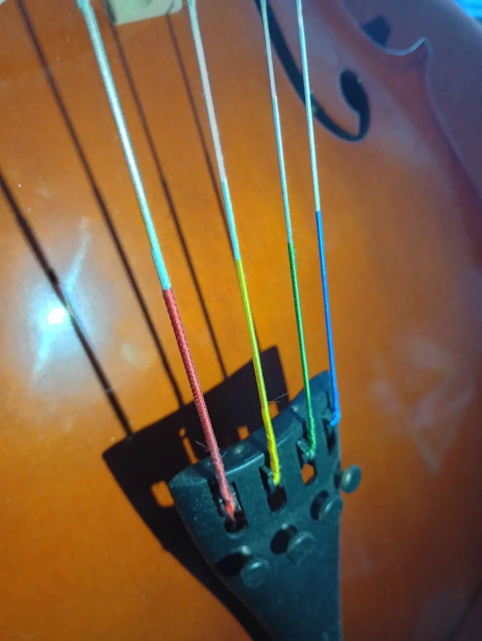 Violoncello 4/4 Dasons - Cordas trocadas - arco novo - Foto 5