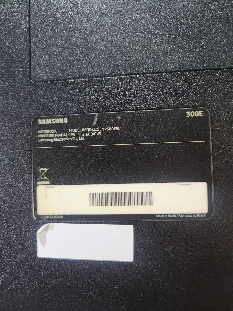 Carcaça Base Inferior Notebook Samsung NP300E5L / E5M  BA98-00905A - Foto 4