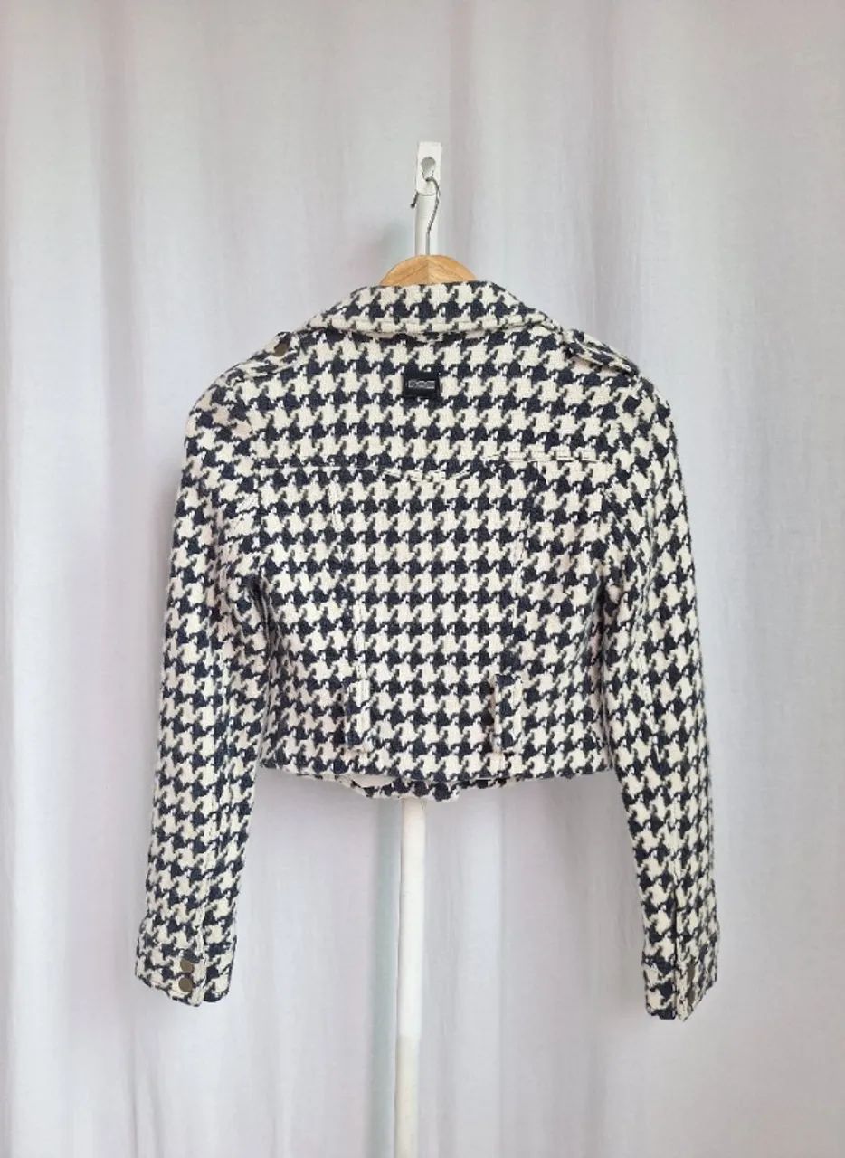 Jaqueta de lã tweed - Foto 3