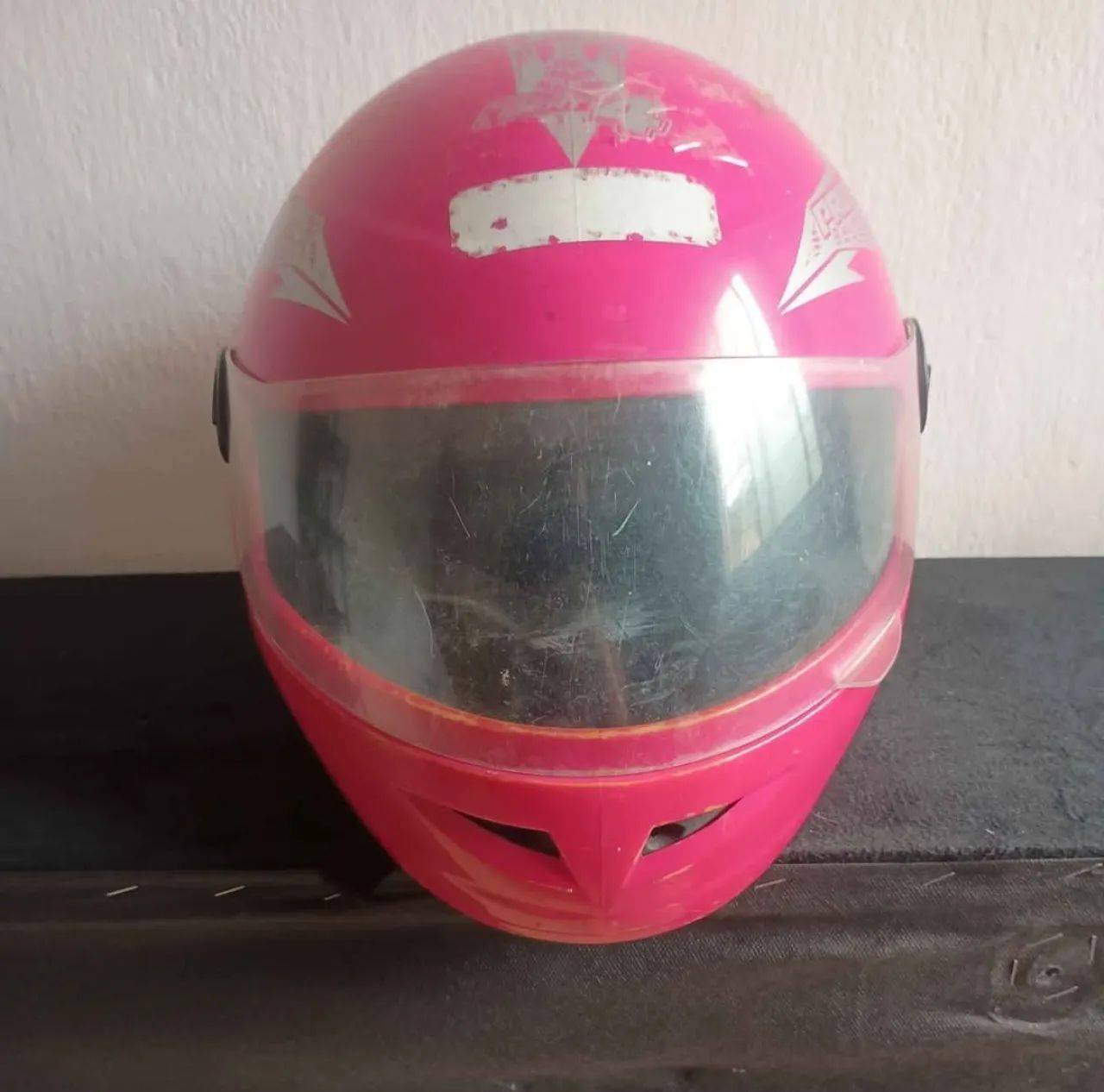 Capacete Rosa Tam.56 - Foto 4