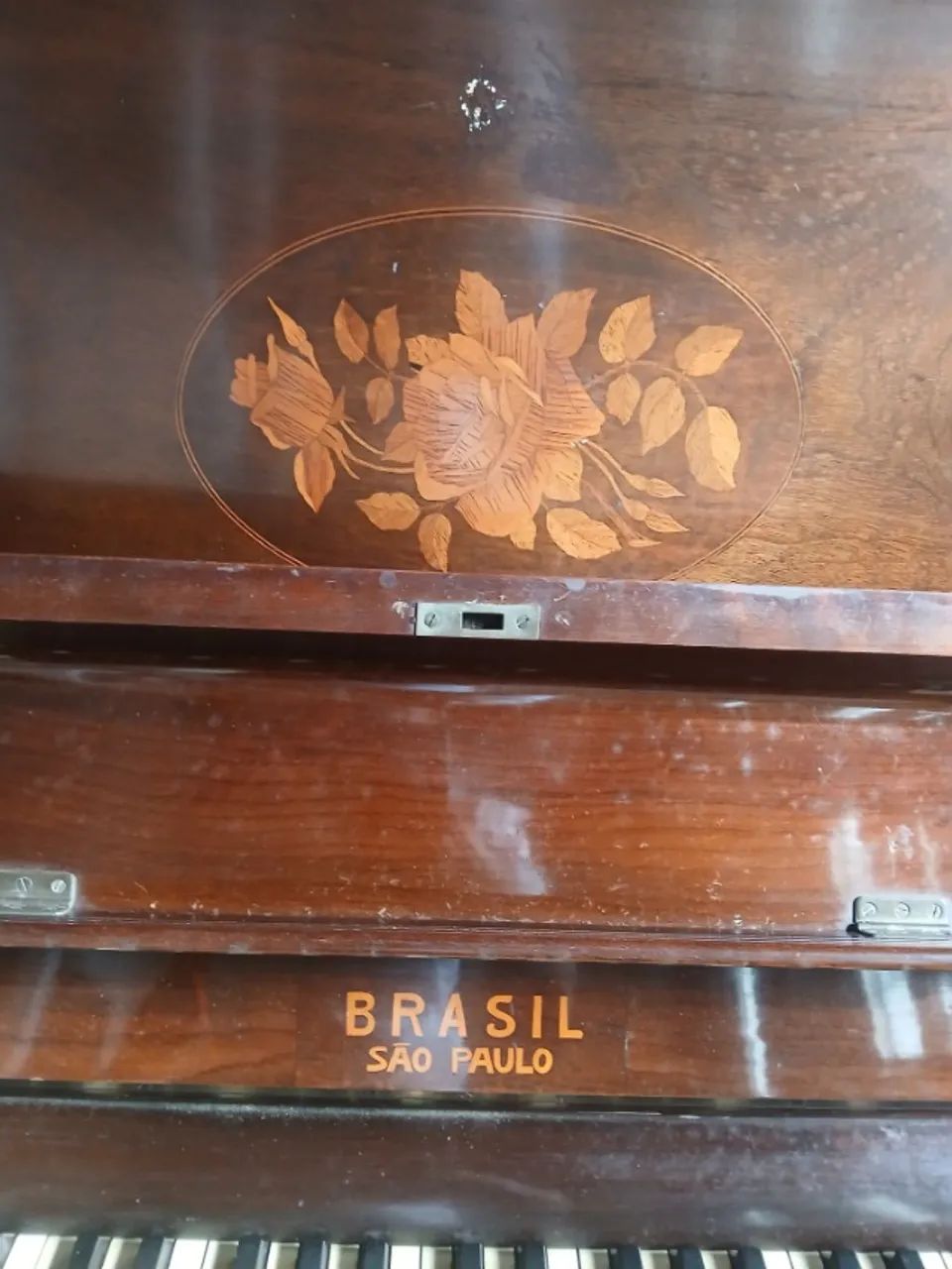Piano Vertical da Marca Brasil conservadíssimo!! - Foto 5
