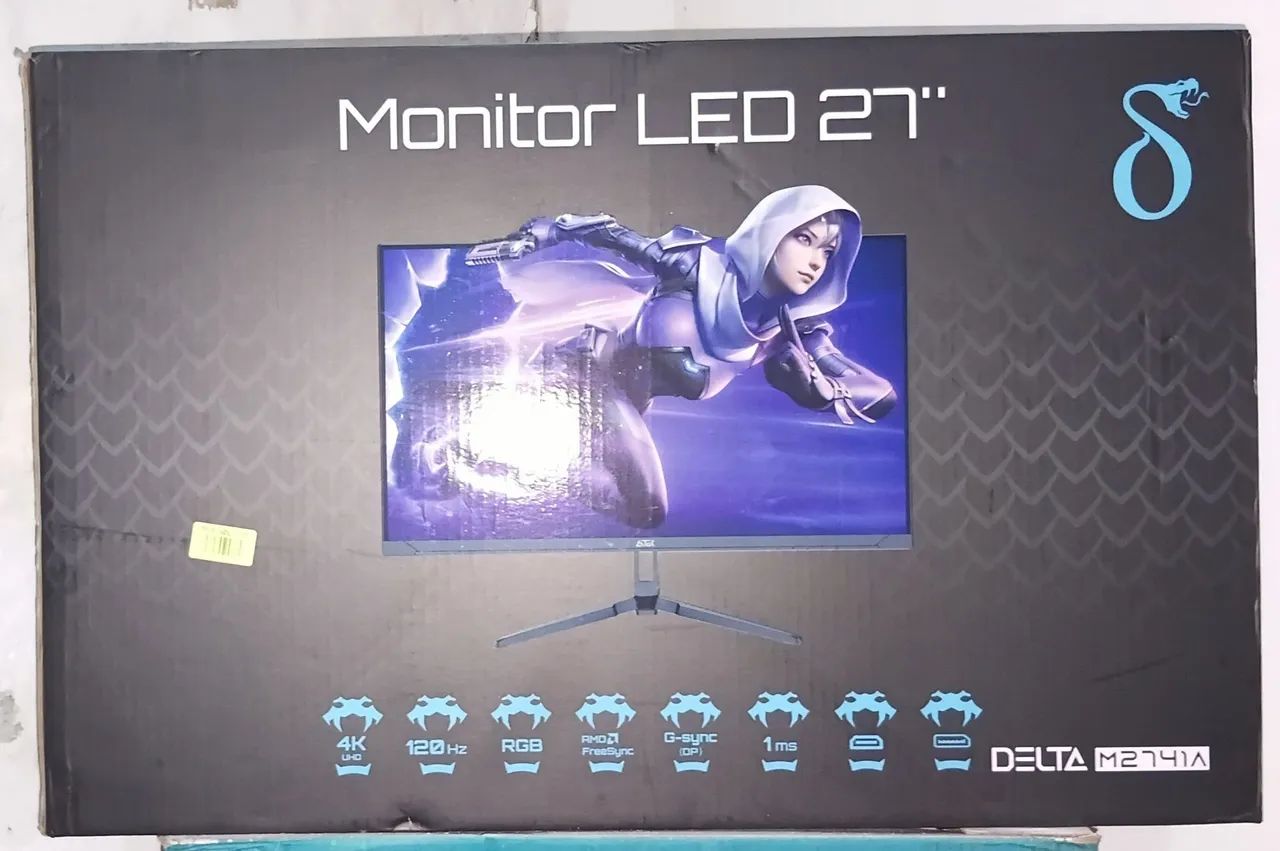 Monitor 4k 120hz 1ms IMPECÁVEL 