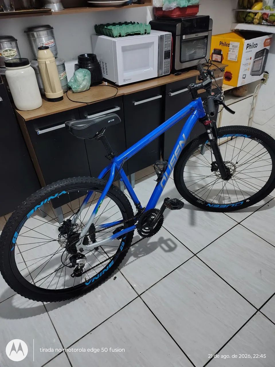 Bicicleta Queen MTB alumínio aro 29 quadro 19 - Foto 2