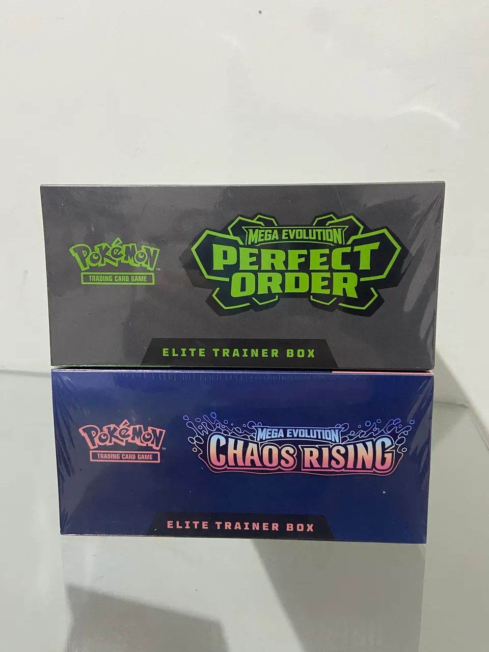 POKÉMON ELITE TRAINER BOX kit 2 unidades PERFECT ORDER + CHAOS