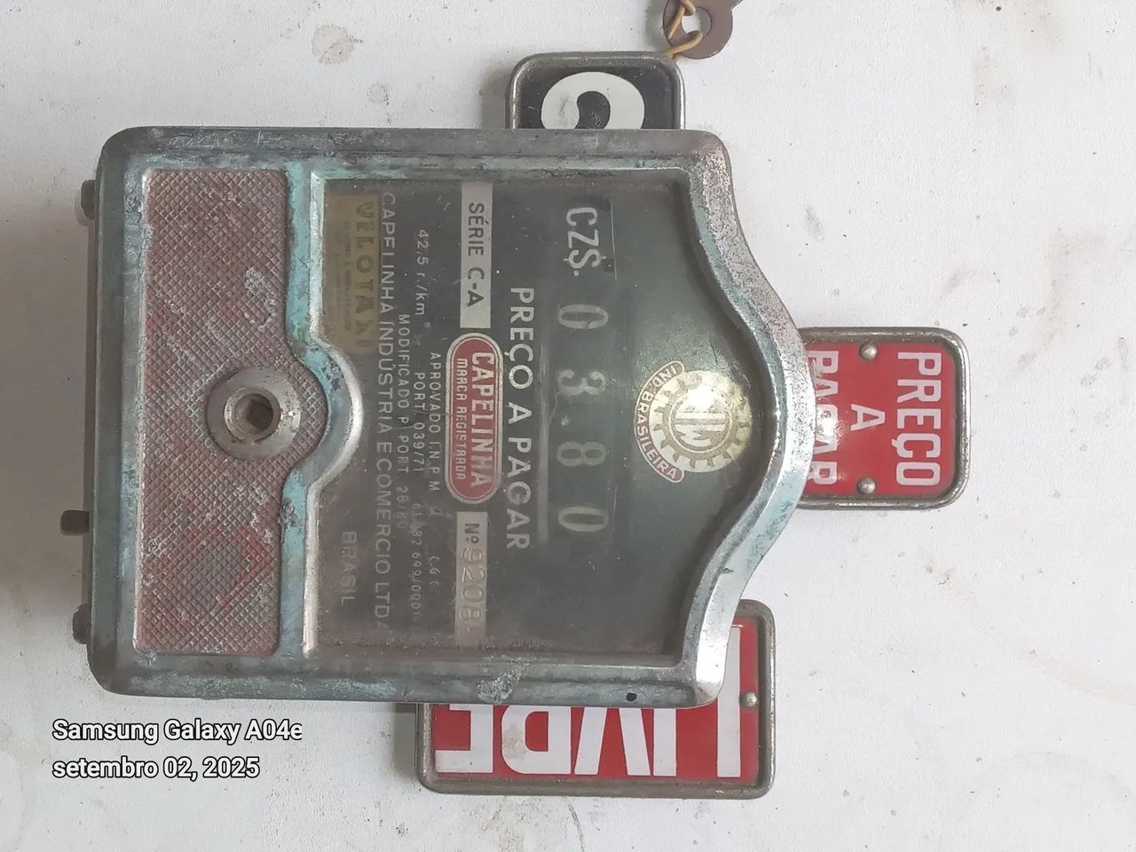 Taxímetro capelinha décadas 70/80 - Foto 4