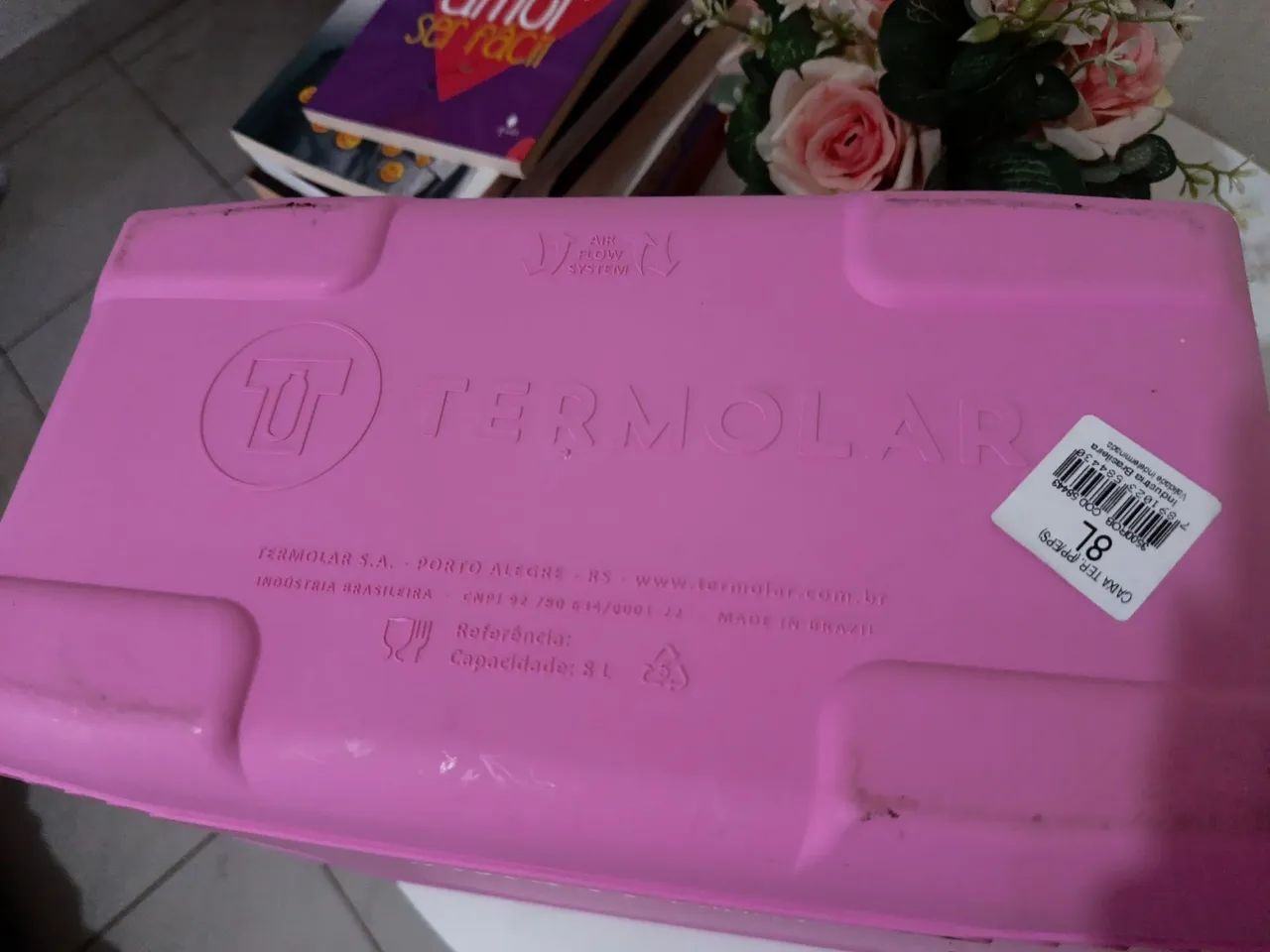 Caixa térmica rosa  - Foto 3
