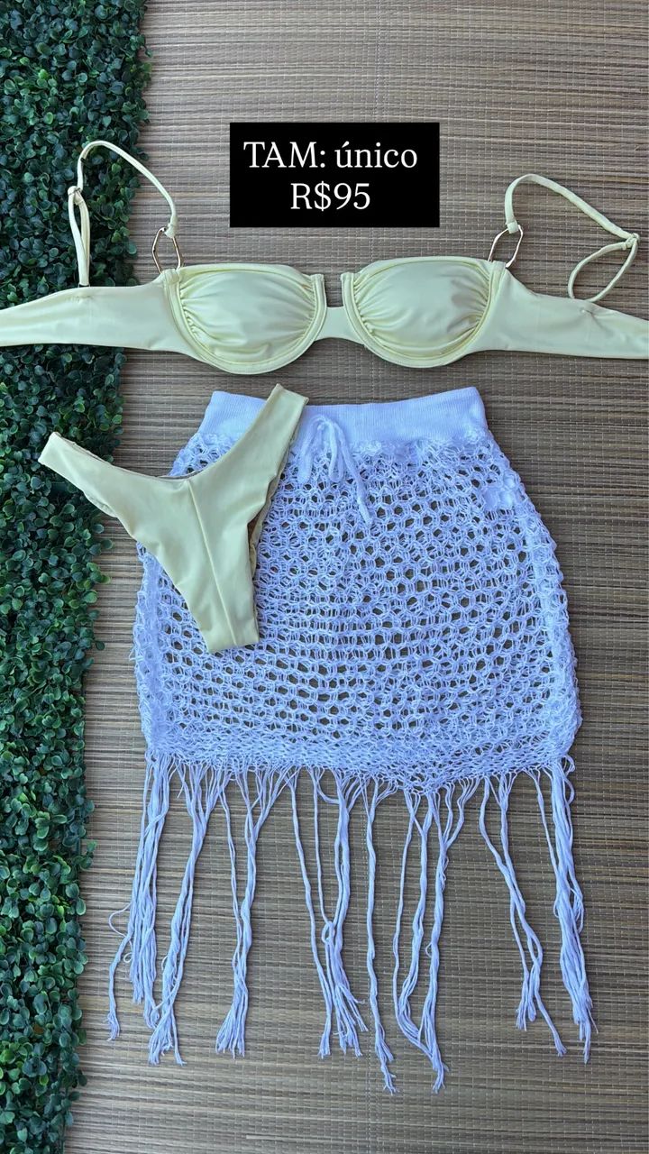 Kit biquíni e saída de praia  - Foto 2
