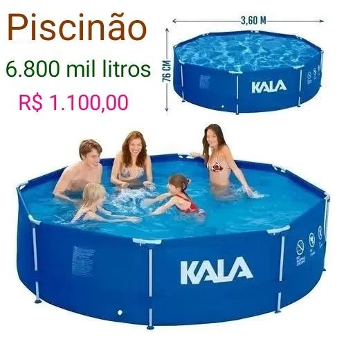 Piscinão Gigante 6.800 mil litros 