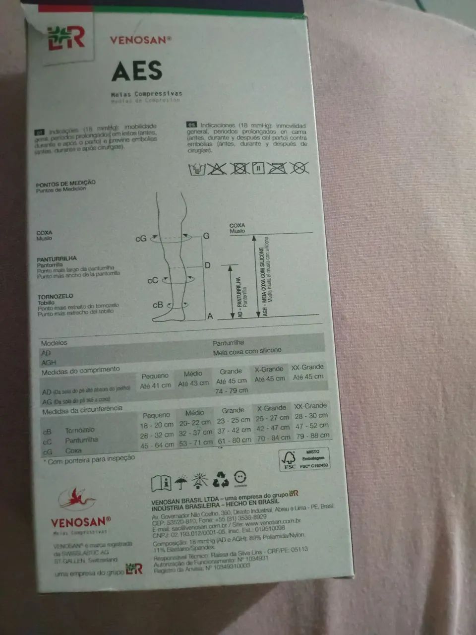 Meia compressiva 3×4 G venosam  - Foto 2