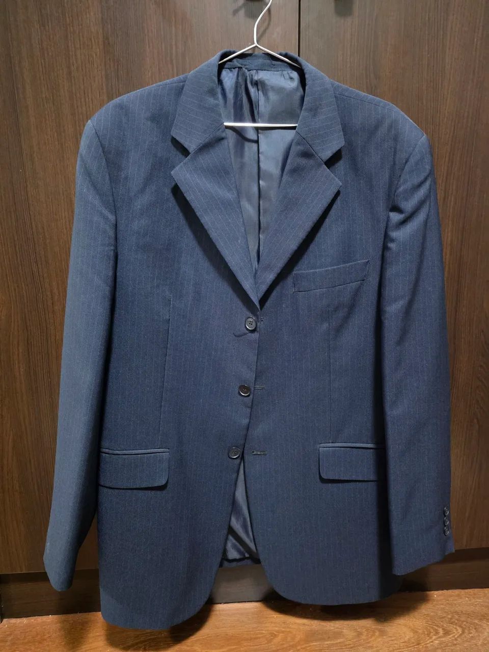 Blazer Azul-Marinho listrado