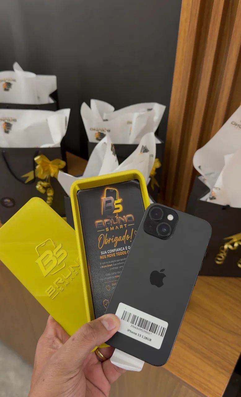iPhone 15 128g preto , impecável / garantia 