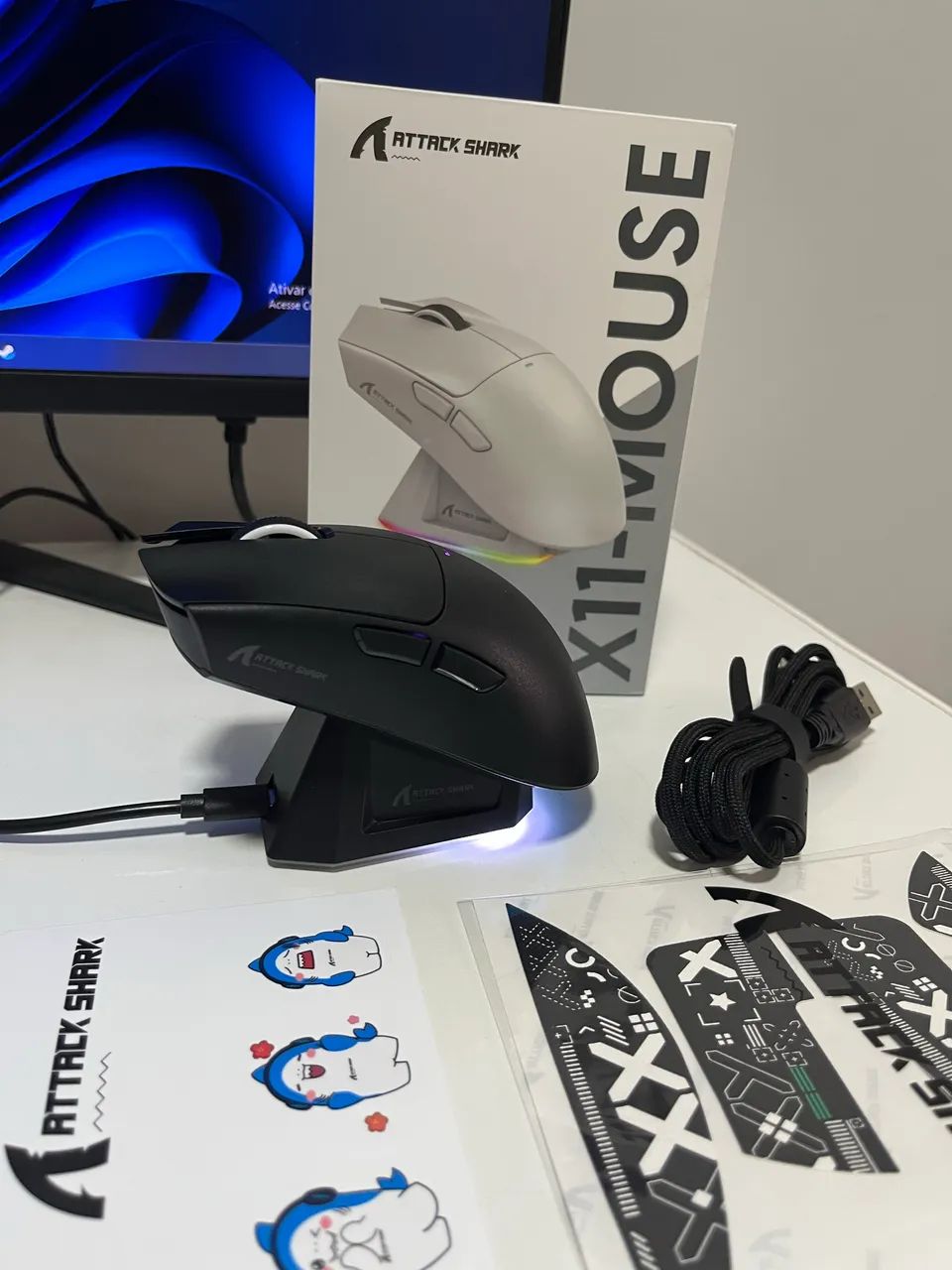 Mouse Gamer Attack Shark X11 - Foto 2