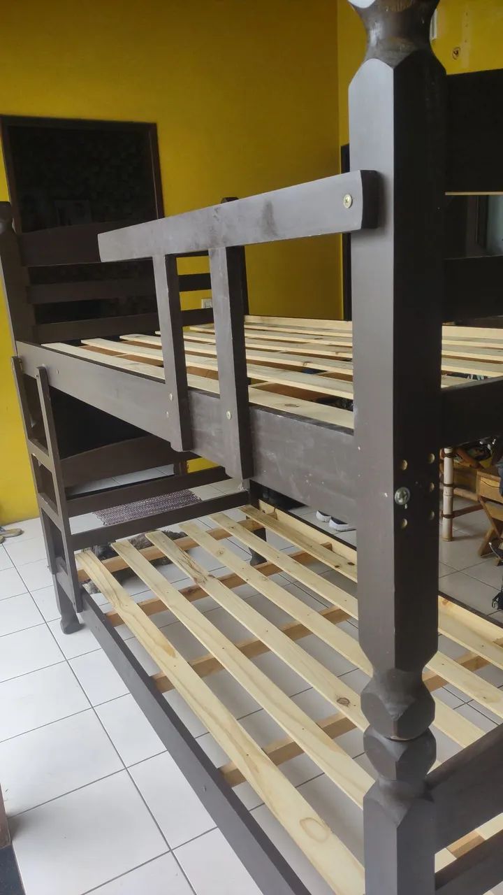 Cama brliche em madeira - Foto 2