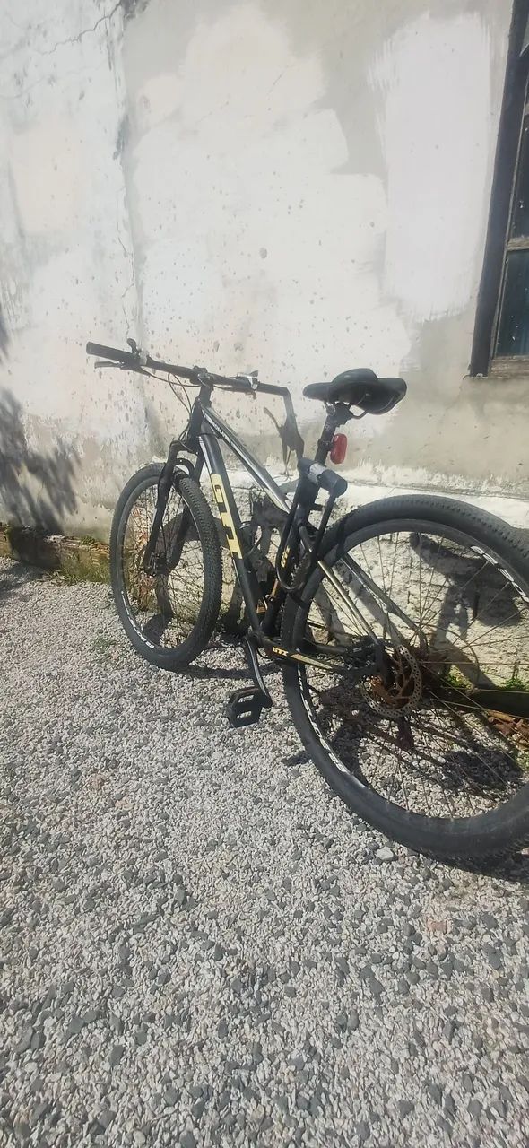 Bicileta GTI aro 29 freio a disco e suspensão hidráulica - Foto 2