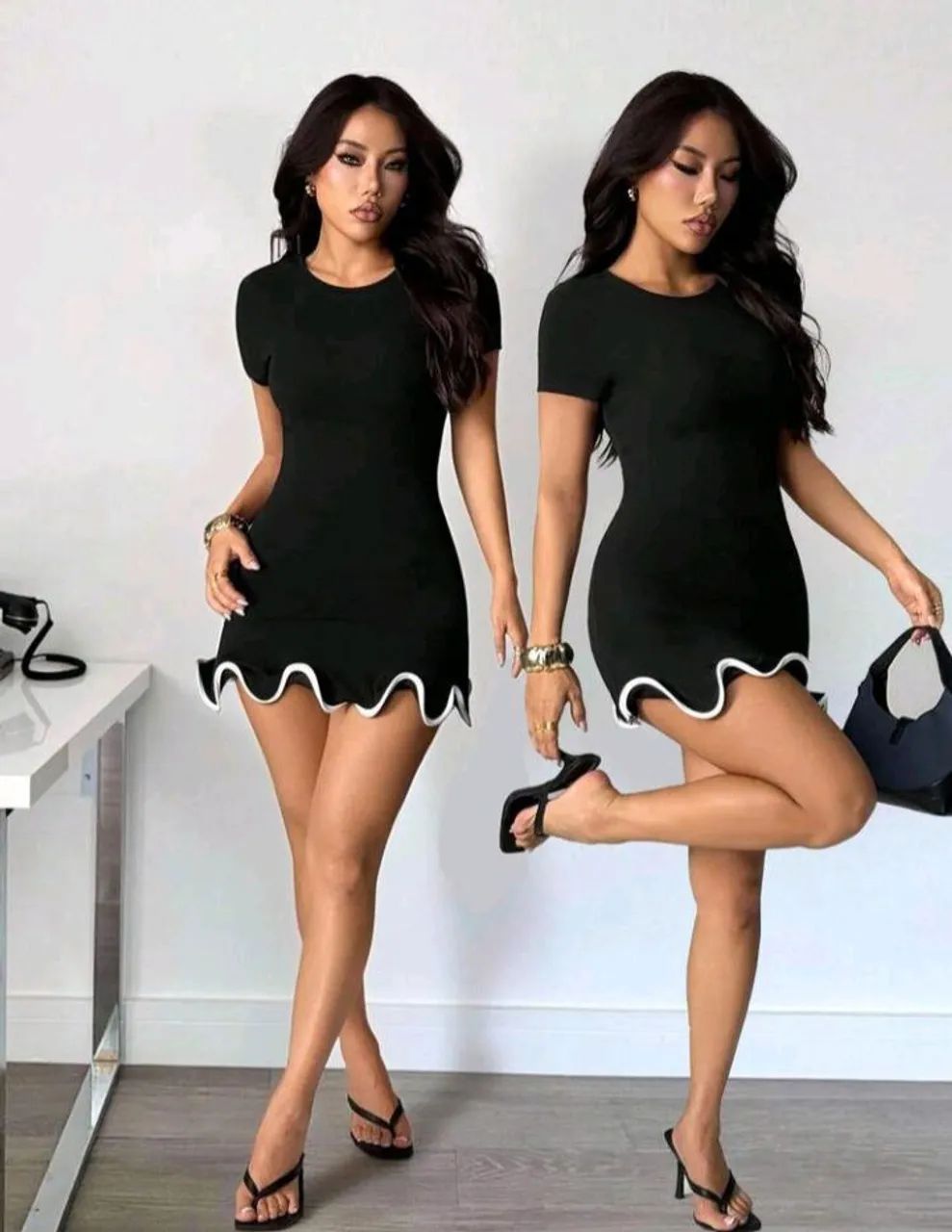 Vestido com Babado