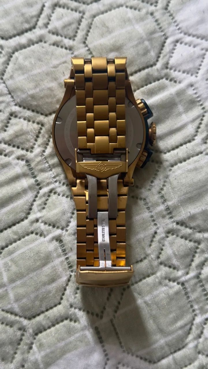 relógio invicta dourado  - Foto 2