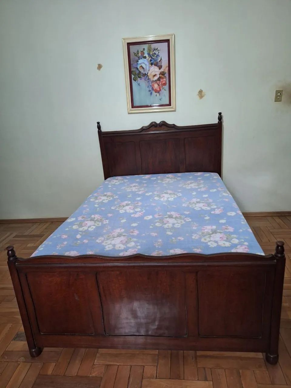 Cama de casal Jacarandá Anos 40 (Relíquia)