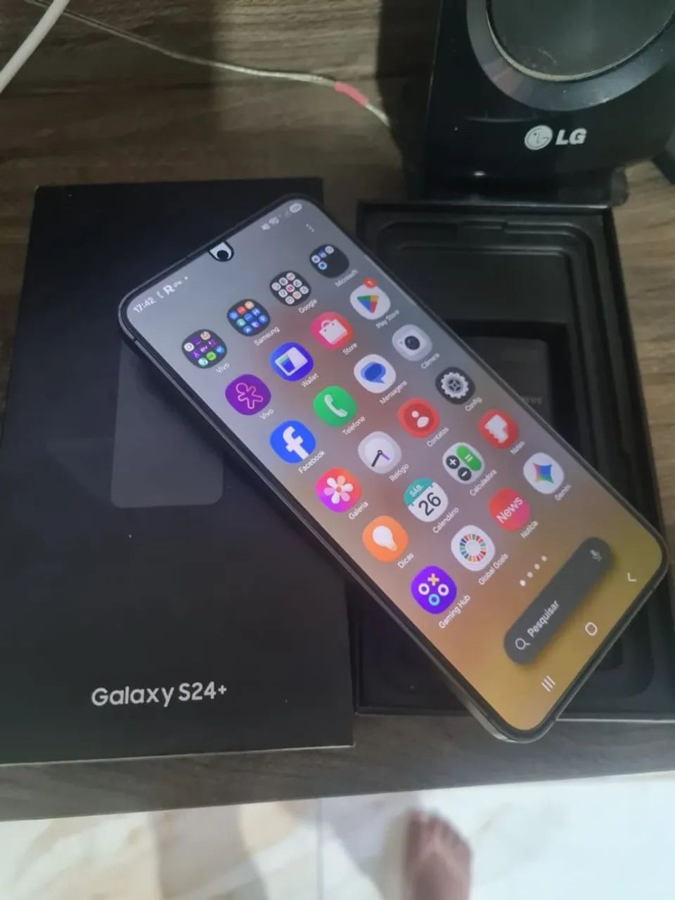 Vendo ou troco Samsung s24+ 256 em iPhone 14 pro