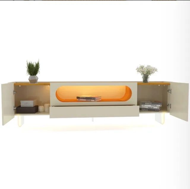 Painel Ravena 2,29 m com Rack Iluminado - Foto 3