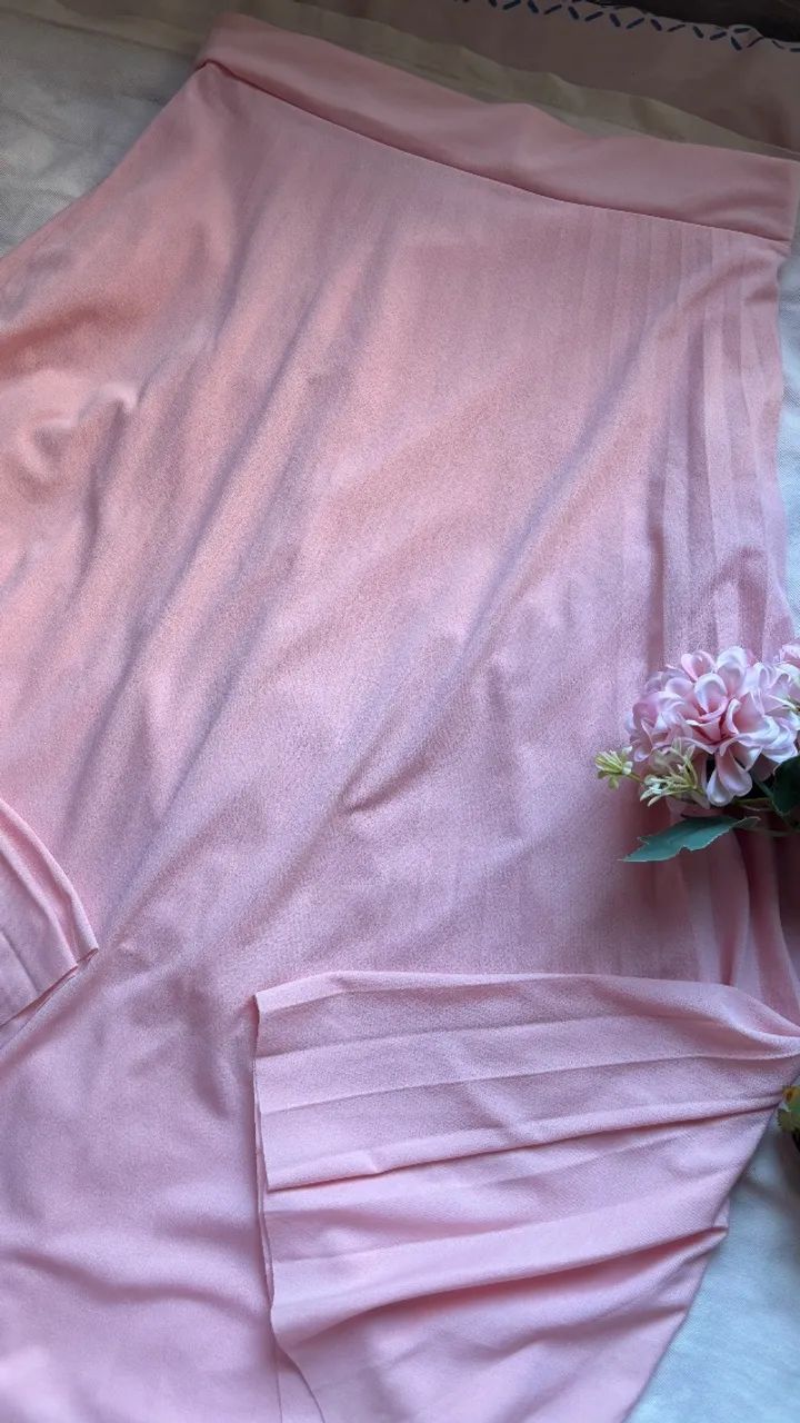 Saia Rosa Comprida  - Foto 2