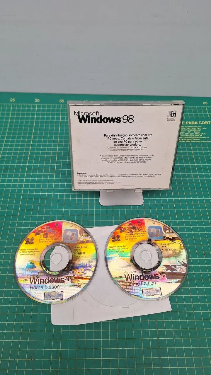 Windows 98+ Windows XP originais