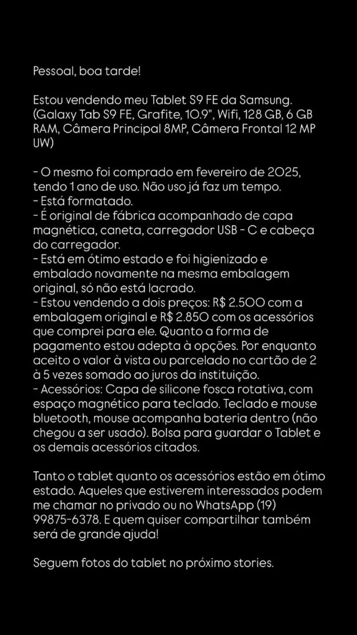 Tablet S9 FE - Foto 2