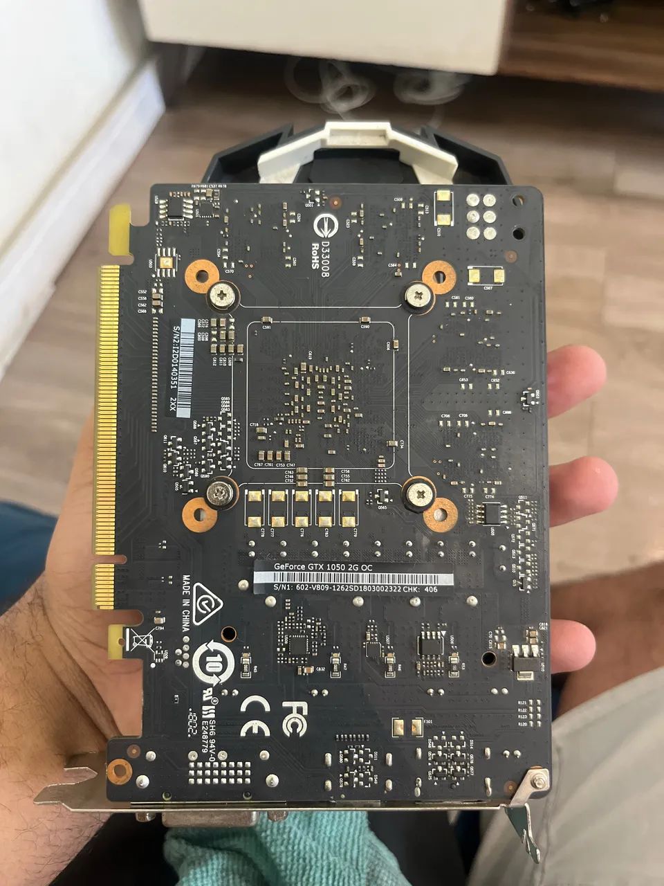 Placa de vídeo MSI GeForce GTX 1050 2G OC - Foto 2