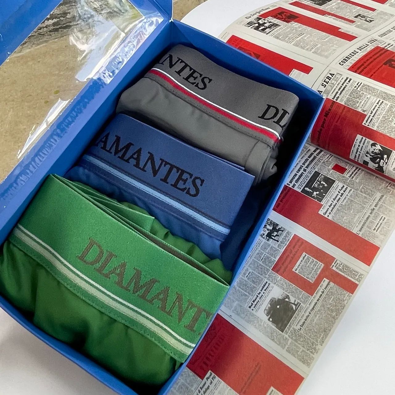 Kit Diamantes | 3 cuecas originais | Pronta entrega  - Foto 3