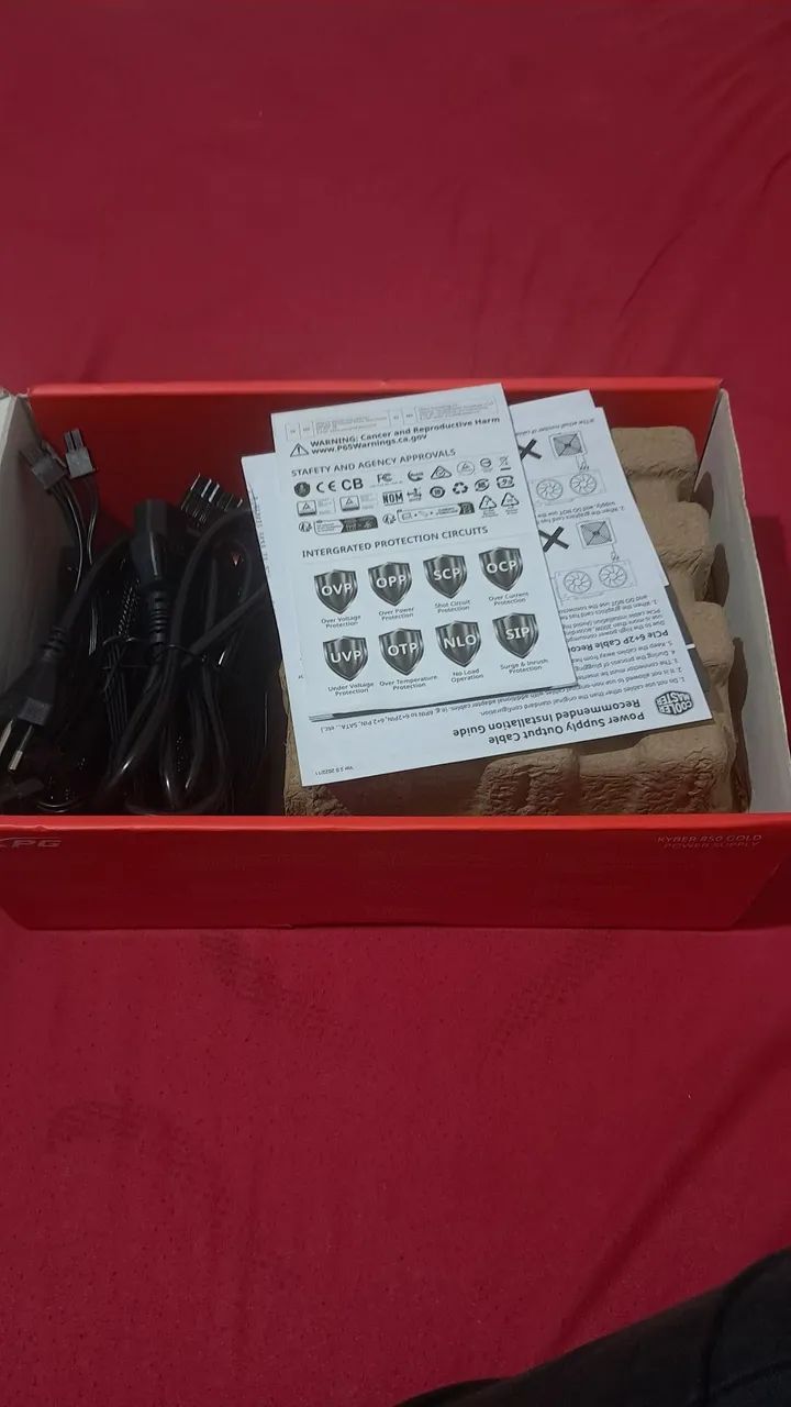 Vendo fonte 850w xpg kyber 80 plus gold - Foto 4